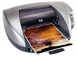 Wartung beim Tintenstrahldrucker HP DeskJet 5550.